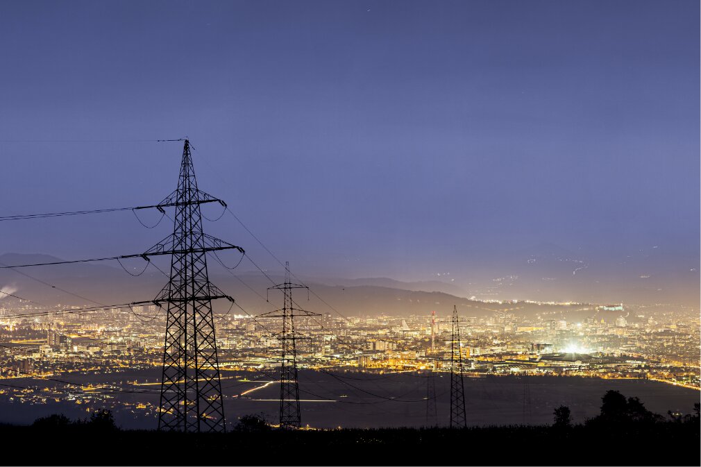 shutterstock photo electricity polls